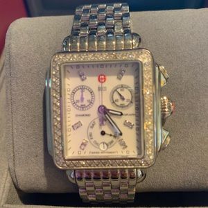 Michele Diamond Deco Watch